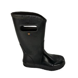 Kids rubber bogs boots size 2 black